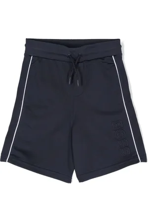 HUGO BOSS Logo-embroidered shorts