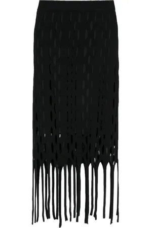 Pinko Cut-out knitted skirt