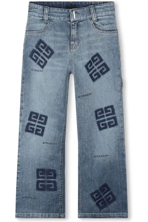 Givenchy 4G-print straight-leg jeans