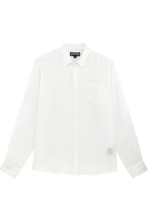 Vilebrequin Logo-embroidered linen shirt