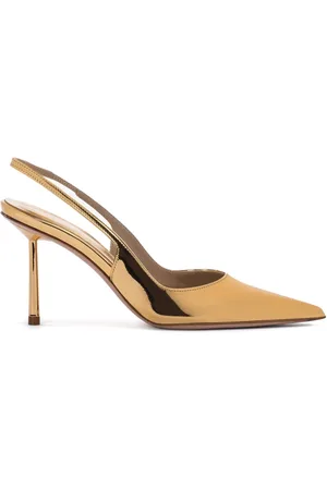 LE SILLA Bella metallic slingback pumps