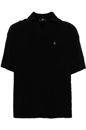 Represent Boucl?? knit polo shirt