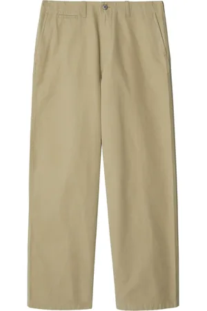 Burberry Straight-leg cotton chinos