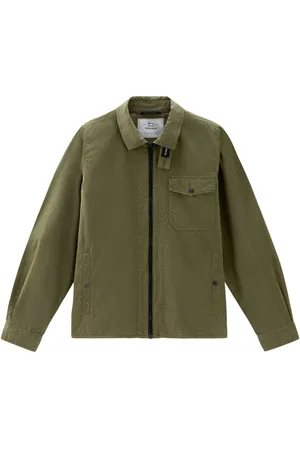 Woolrich Gabardine-weave shirt jacket