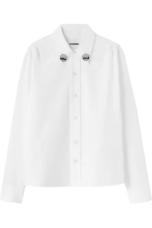 Jil Sander Stud-detailing cotton shirt