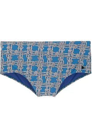 AMIR SLAMA Graphic-print swimming trunks