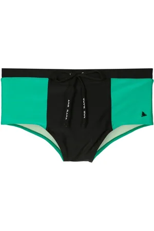 AMIR SLAMA Panelled swim shorts