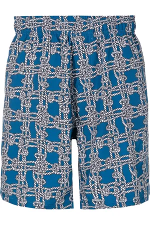 AMIR SLAMA Knot-print swim shorts