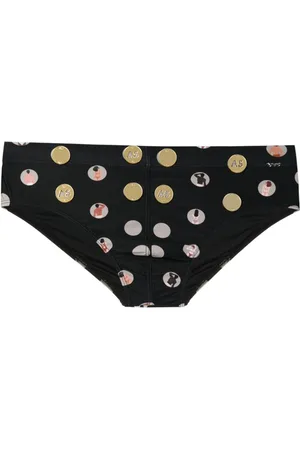 AMIR SLAMA Graphic-print swim trunks