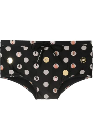 AMIR SLAMA Graphic-print swim shorts