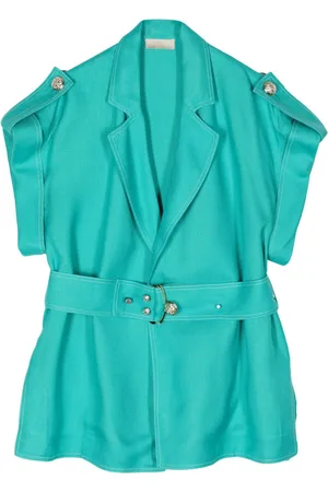 Elie saab Belted short-sleeve jacket