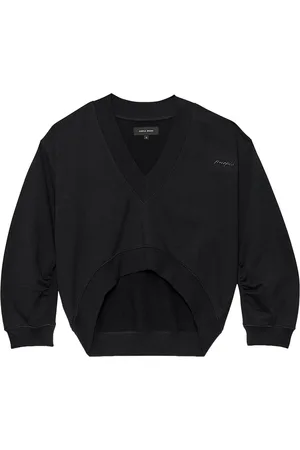 Purple Brand Asymmetric cropped sweatshirt