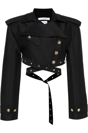Rokh Belted cropped jacket