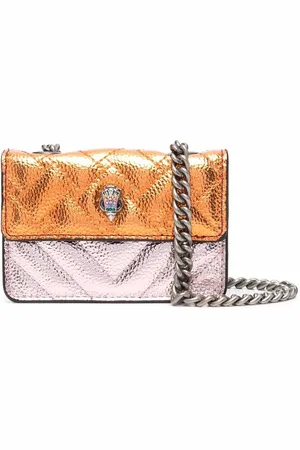 Kurt Geiger Kensington metallic wallet-on-chain