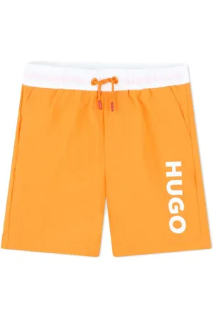HUGO BOSS Logo-print swim shorts