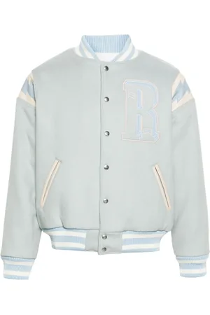 Rhude Lightning wool-blend varsity jacket