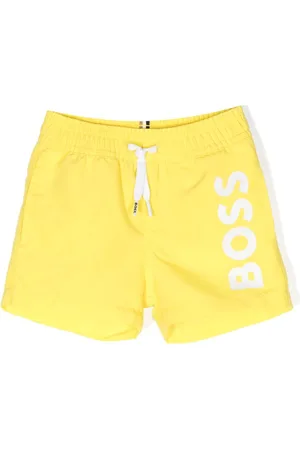 HUGO BOSS Logo-print swim shorts
