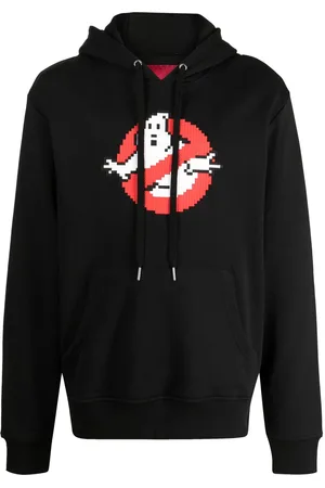MOSTLY HEARD RARELY SEEN Ghost Catcher graphic-print cotton hoodie
