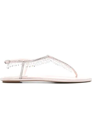 RENE CAOVILLA Diana crystal-embellished sandals