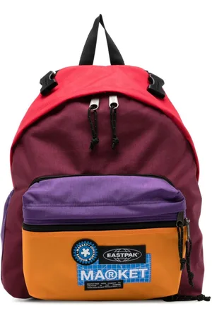 Eastpak Logo-patch colour-block backpack