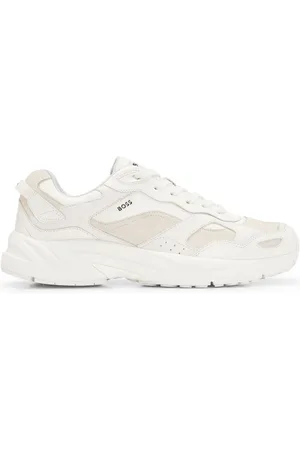 HUGO BOSS Logo-print leather sneakers