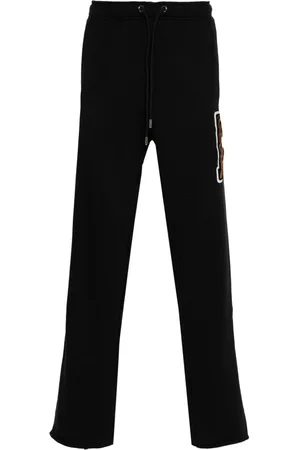 Roberto Cavalli Raised-logo track pants