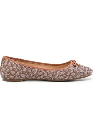 Coach Abigail monogram ballerina shoes