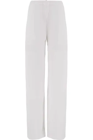Salvatore Ferragamo Patch-detail linen-blend trousers
