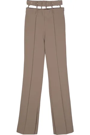 Rokh Belt-detail straight trousers