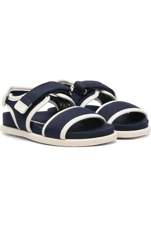 Emporio Armani Logo-print twill sandals
