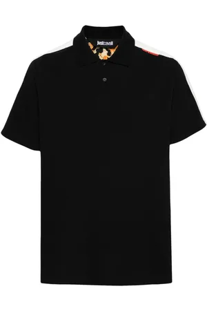 Roberto Cavalli Logo-lettering polo shirt