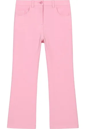 Dolce & Gabbana Logo-embroidered flared trousers