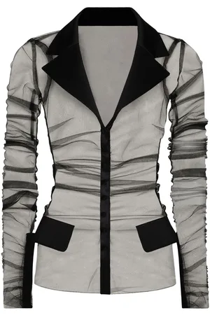 Dolce & Gabbana Semi-sheer tulle blazer