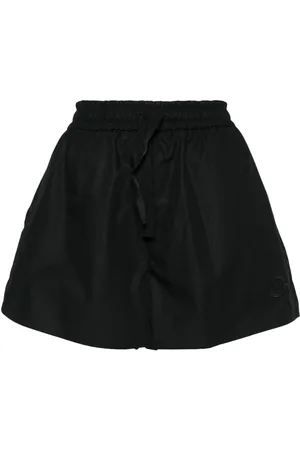 Moncler Logo-appliqu?? poplin shorts