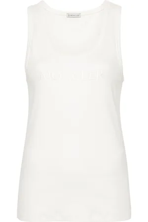 Moncler Logo-embroidered tank top