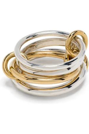 SPINELLI KILCOLLIN 18kt yellow gold and sterling Hyacinth rings