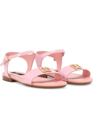 Dolce & Gabbana Logo-plaque leather sandals