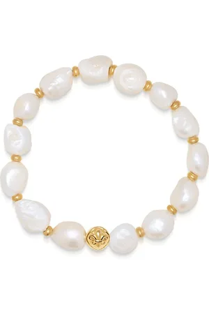 Nialaya Pearl polished bracelet