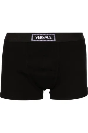 VERSACE 90s Logo ribbed briefs