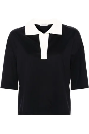 Moncler Logo-patch cotton polo shirt