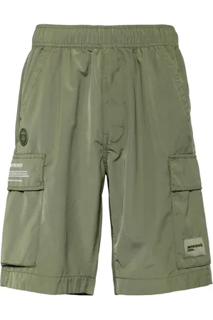 A Bathing Ape Logo-appliqu?? cargo shorts