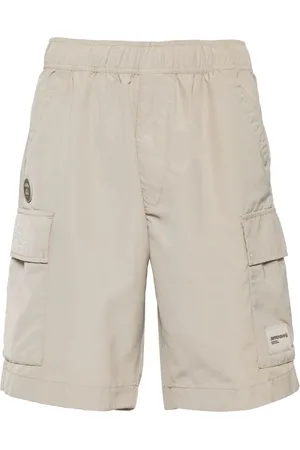 A Bathing Ape Logo-appliqu?? cargo shorts