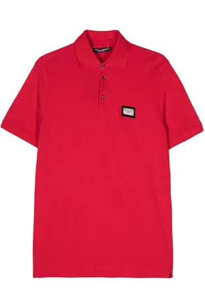 Dolce & Gabbana Logo-plaque polo shirt