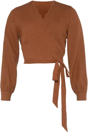 ERES Joli linen crop top