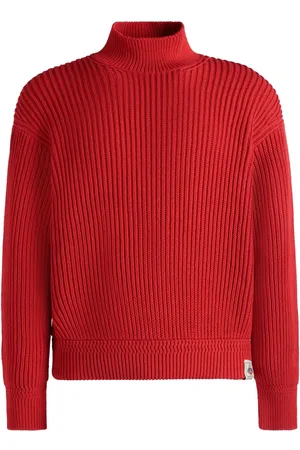 Bally High-neck ribbed-knit jumper