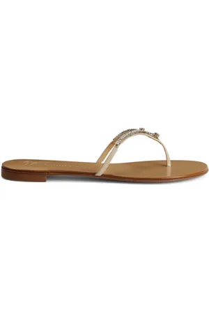 Giuseppe Zanotti Gentille leather flip-flops