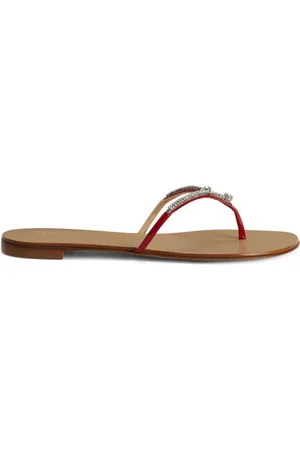 Giuseppe Zanotti Gentille leather flip-flops
