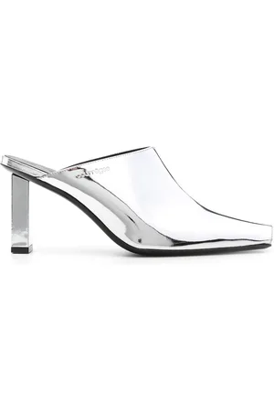 Courrèges Sleek 70mm mirrored mules