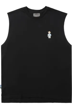 Musium Div. Van Gogh embroidered-motif cotton vest