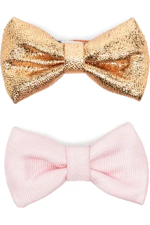 HUCKLEBONES LONDON Bow hair clips (pack of two)